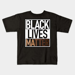 Black history Month Melanin African American Lives Matter Kids T-Shirt